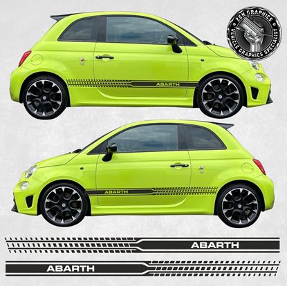 Picture of Fiat 500 / 595 Abarth side Stripes / Stickers