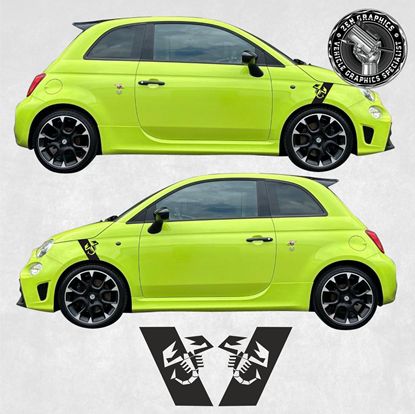 Picture of Fiat 500 / 595 Abarth Wing Stripe / Stickers