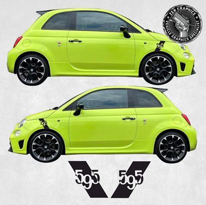 Picture of Fiat 595 Abarth Wing Stripe / Stickers