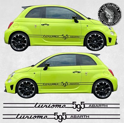 Picture of Fiat 595 Abarth Turismo side Stripes / Stickers
