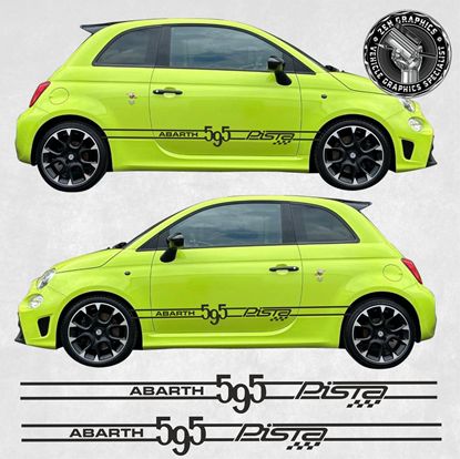 Picture of Fiat 595 Abarth Pista side Stripes / Stickers