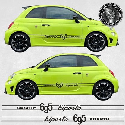 Picture of Fiat 695 biposto side Stripes / Stickers
