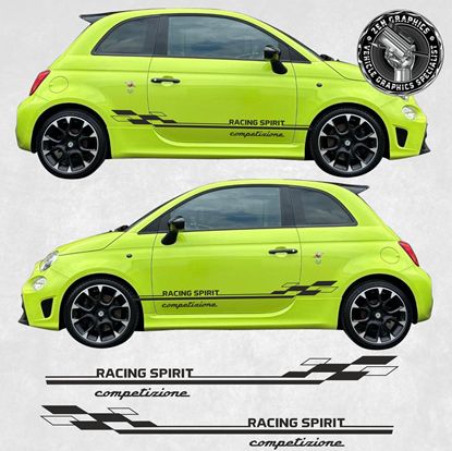 Picture of Fiat 595 Abarth Racing Spirit Competizioneside Stripes / Stickers