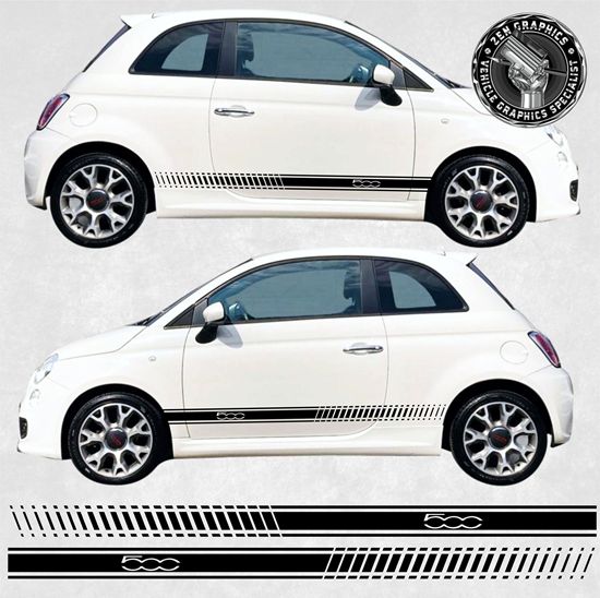 Picture of Fiat 500 side Stripes / Stickers