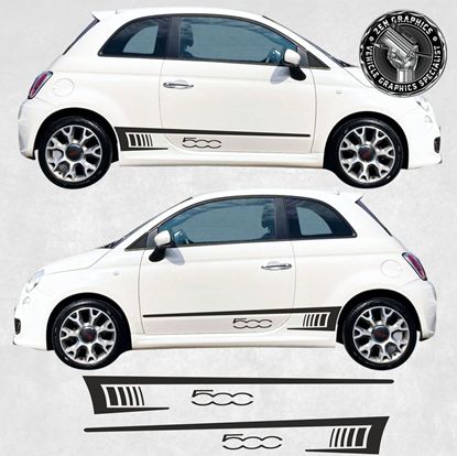 Picture of Fiat 500 side Stripes / Stickers