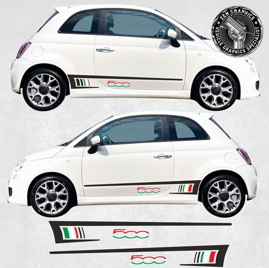 Picture of 500 side Stripes / Stickers