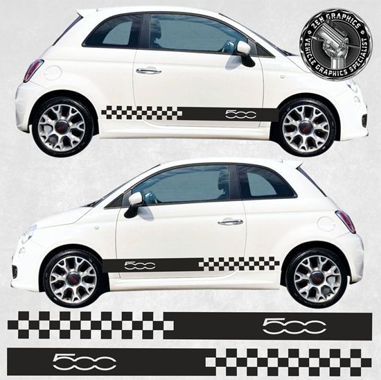 Picture of Fiat 500 side Stripes / Stickers