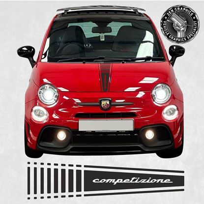 Picture of Fiat  500 / 595  Abarth "Competizione" Bonnet Stripe / Sticker