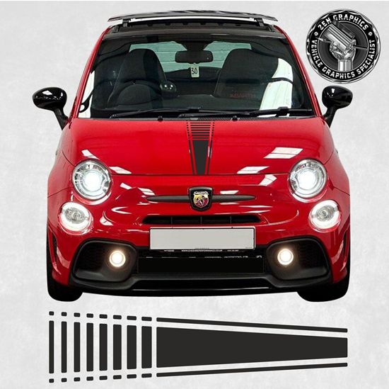 Picture of Fiat 500 / 595 Bonnet Stripe / Sticker