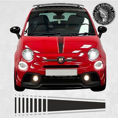 Picture of Fiat 500 /595 Bonnet Stripe/ Stickers
