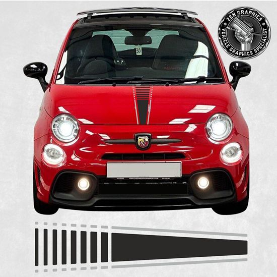 Picture of Fiat 500 /595 Bonnet Stripe/ Stickers