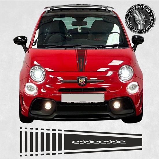 Picture of 500 / 595  Abarth "esseesse" Bonnet Stripe / Sticker