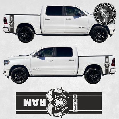 Picture of Dodge Ram 2500 side Bed Stripes / Stickers