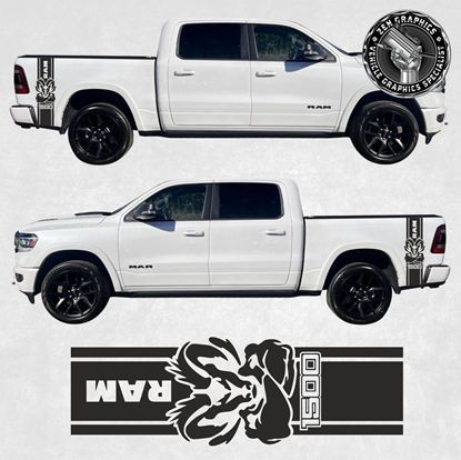 Picture of Dodge Ram 1500 side Bed Stripes / Stickers