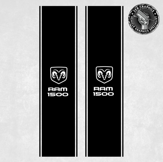 Picture of Dodge Ram 1500 side Bed Stripes  / Stickers