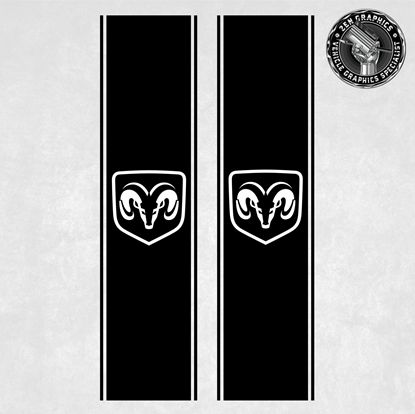 Picture of Dodge Ram side Bed Stripes  / Stickers