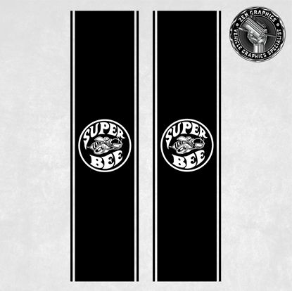 Picture of Dodge Ram Super Bee side Bed Stripes  / Stickers