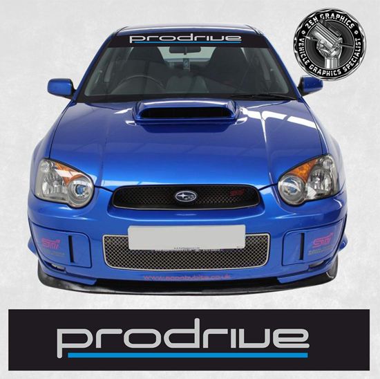 Picture of Subaru Impreza Sun Strip  / Sticker "Prodrive"