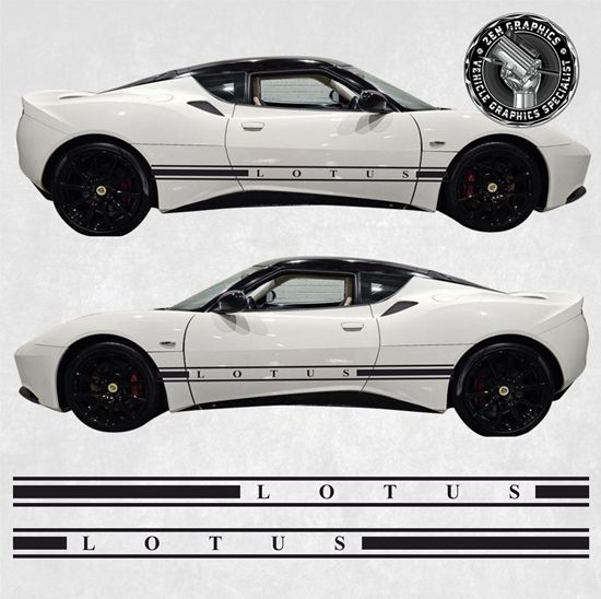 Picture of Lotus Evora side stripes Decals / Stickers