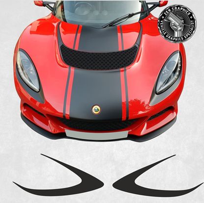 Picture of Lotus Exige S series 3 Headlight surround Vinyl / Stickers