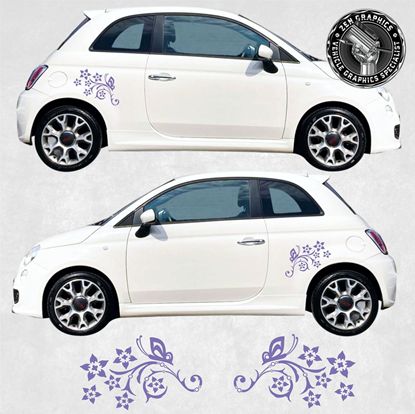 Picture of Butterflie floral Decals / Stickers