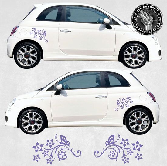Picture of Butterflie floral Decals / Stickers