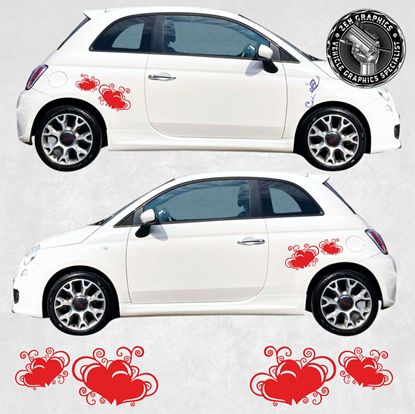 Picture of Hearts Decals / Stickers