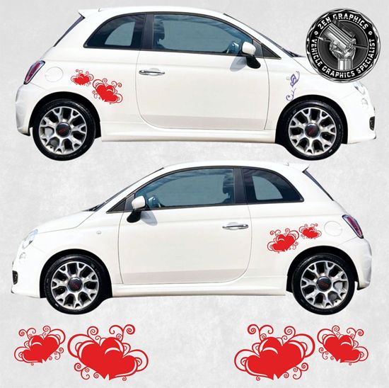Picture of Hearts Decals / Stickers