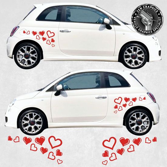 Picture of Hearts Decals / Stickers