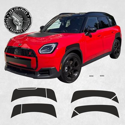 Picture of Mini U25 Countryman Heritage wheel arch Decals / Stickers