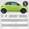 Picture of Fiat Abarth 500e BEV electric side Stripes / Stickers  FACTORY FIT