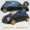 Picture of fiat 595 scorpioneoro replacement Abarth side Decals / Stickers