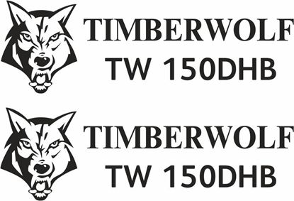 Picture of Timberwolf TW 1500DHB Decals  / Stickers