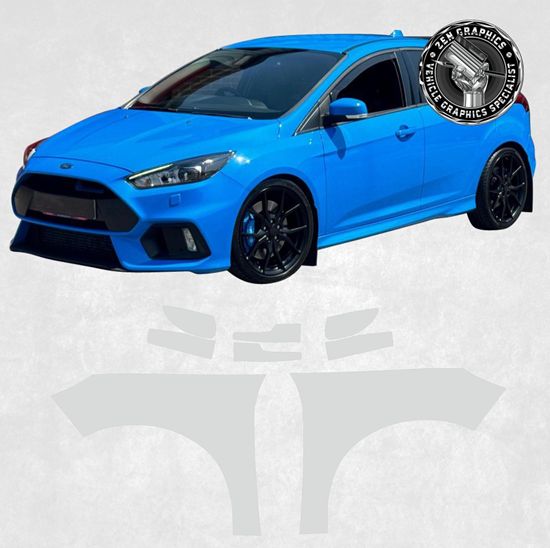 Picture of Ford Focus RS MK3 Pre Cut PPF Front Wings and Mirror Protection