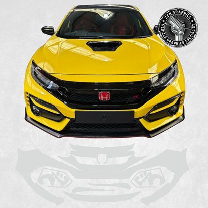 Picture of Pre Cut PPF Front Bumper Protection Pre Cut PPF Bonnet Protection for Honda Civic FK9 Type R