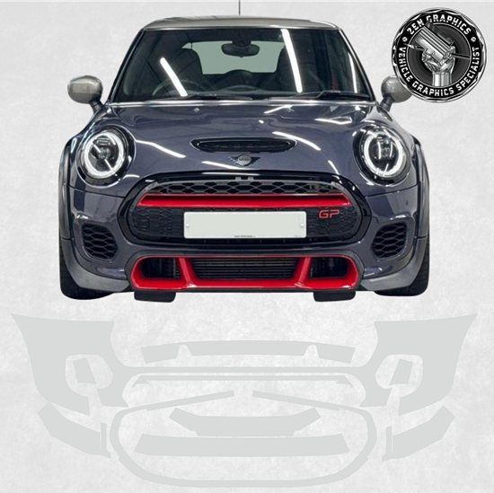 Picture of Mini F56 GP3 Front Bumper Pre Cut PPF Protection