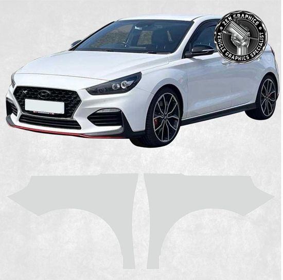 Picture of Hyundai i30N Wing Pre Cut PPF Protection