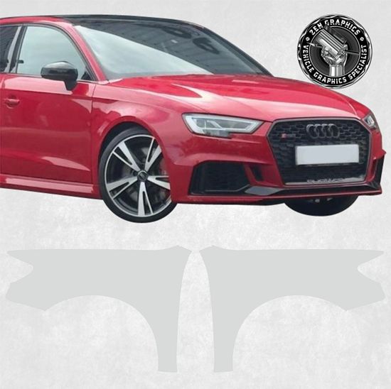 Picture of Audi RS3 2018 - 2020 Front Wing Pre Cut PPF Protection