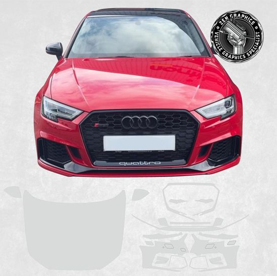 Picture of Audi RS3 2018 - 2020 Full Front Pre Cut PPF Protection