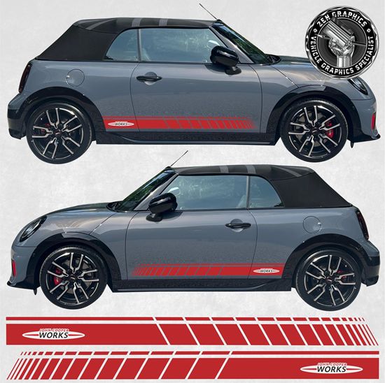 Picture of Mini F56 / F57 JCW side Stripes