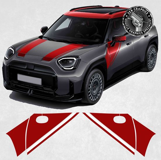 Picture of Mini J05 Aceman JCW side Stripes / Stickers