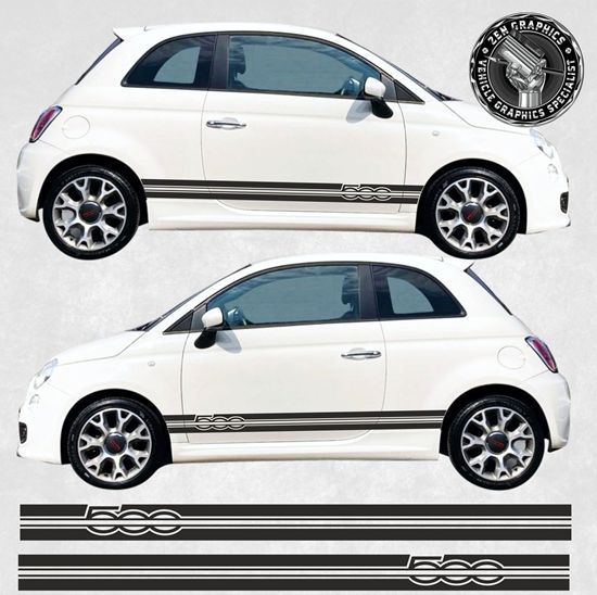 Picture of Fiat 500 side Stripes / Stickers