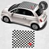 Picture of Fiat 500 Tetto A Scacchi Con Numero 500 Roof  Decals / Stickers FACTORY FIT