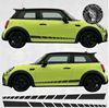 Picture of Mini F56 3 Door  / F57 Soft Top Chevron Sport side Stripes / Stickers