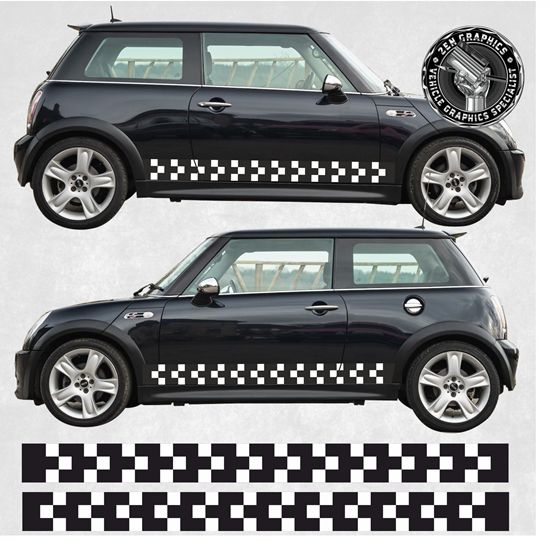Picture of Mini R53 Cooper S Challenge side Stripes / Stickers