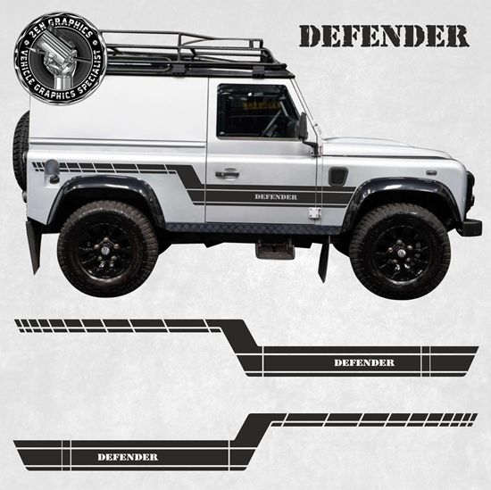 Picture of Defender 90 XTech side Stripes / Stickers