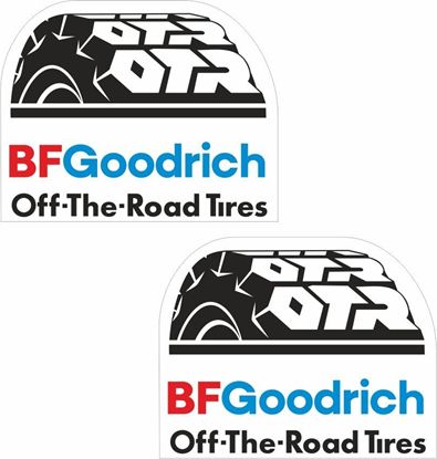 Picture of BF Goodrich Off the Road Tires Decals / Stickers