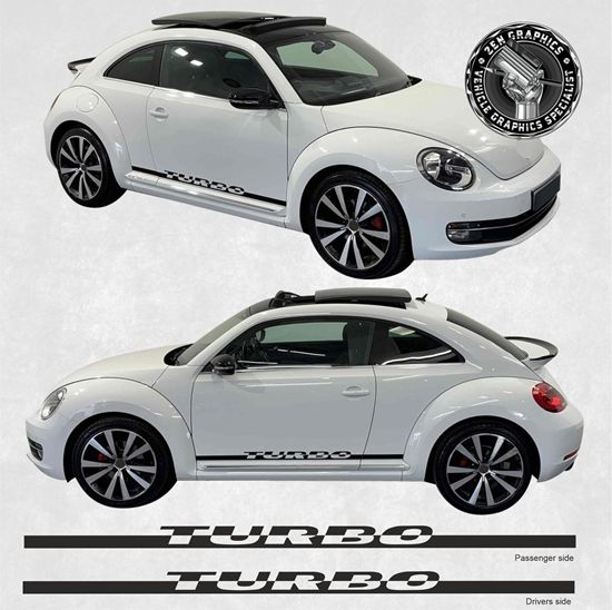 Picture of VW Beetle Turbo replacement  side Stripes / Stickers