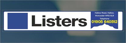Picture of Subaru Listers - Worcester Dealer rear glass Sticker