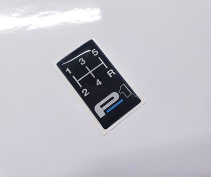 Picture of Impreza P1 Gear Shift console Gel Badge